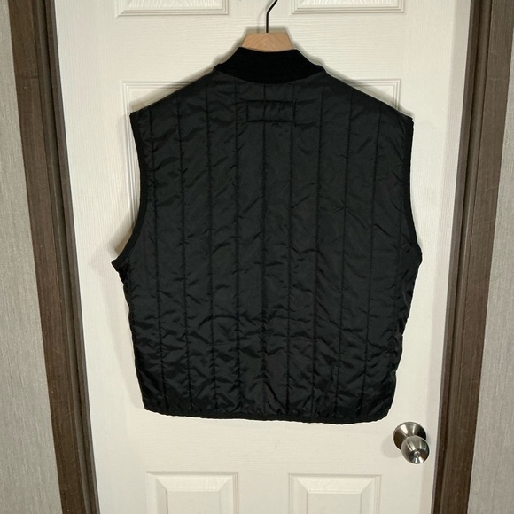 Vespa Black Quilted Vest Size 56 (US L-XL) - Picture 2 of 7